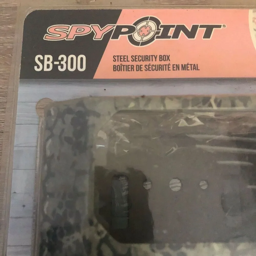 Spypoint SB-300 Steel Security Box Fits 4 Power LED Camera Trail Camo Lock New